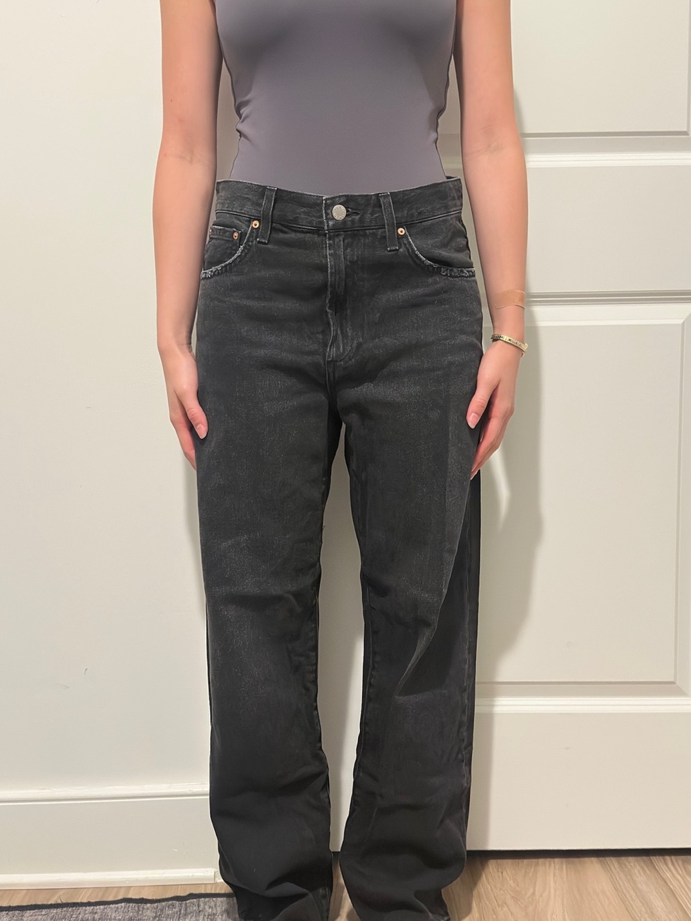 Denim Forum The ’90s Marlo Hi-Rise Baggy Jean